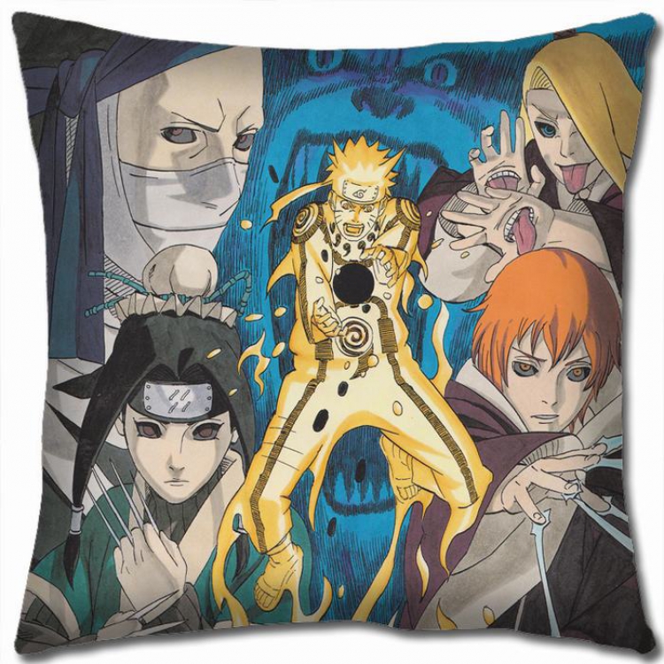 Naruto Double-sided full color Pillow Cushion 45X45CM H7-263 NO FILLING