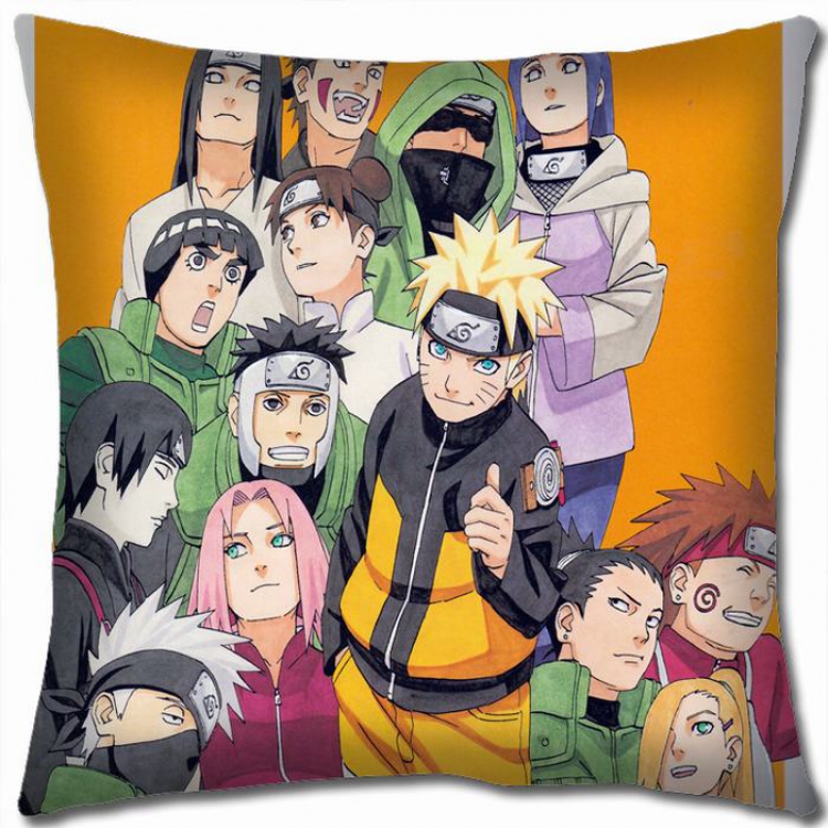 Naruto Double-sided full color Pillow Cushion 45X45CM H7-262 NO FILLING