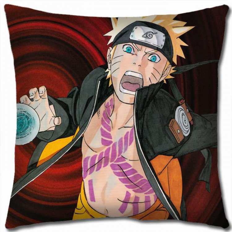 Naruto Double-sided full color Pillow Cushion 45X45CM H7-261 NO FILLING