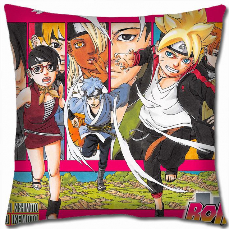 Naruto Double-sided full color Pillow Cushion 45X45CM H7-265 NO FILLING