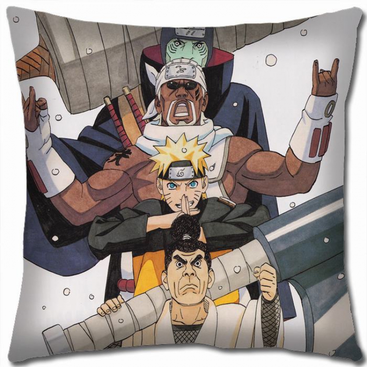 Naruto Double-sided full color Pillow Cushion 45X45CM H7-264 NO FILLING