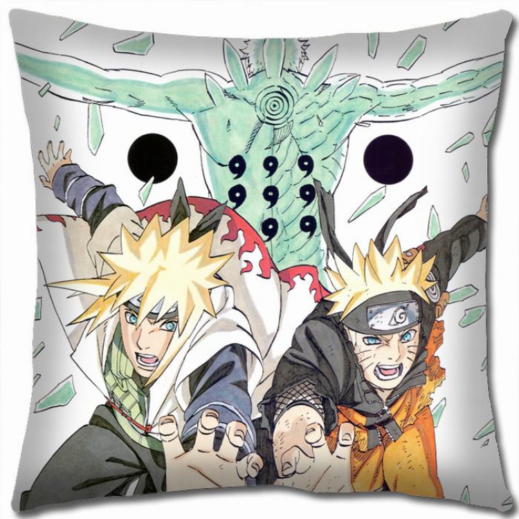 Naruto Double-sided full color Pillow Cushion 45X45CM H7-266 NO FILLING