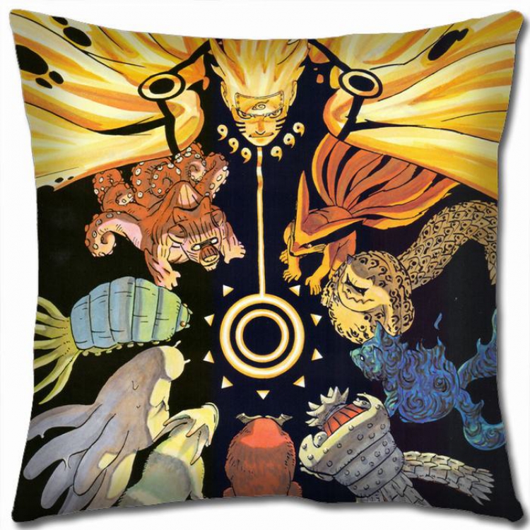 Naruto Double-sided full color Pillow Cushion 45X45CM H7-268 NO FILLING