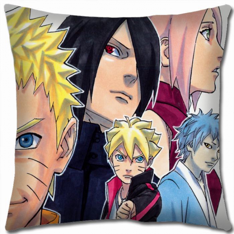 Naruto Double-sided full color Pillow Cushion 45X45CM H7-275 NO FILLING
