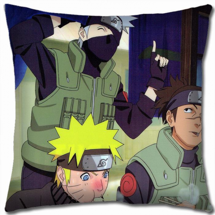 Naruto Double-sided full color Pillow Cushion 45X45CM H7-277 NO FILLING