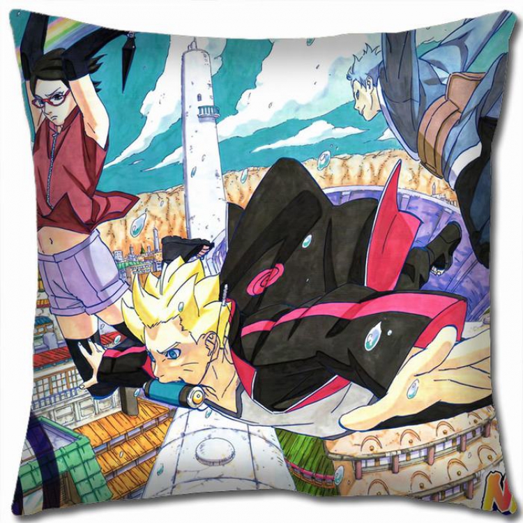 Naruto Double-sided full color Pillow Cushion 45X45CM H7-280 NO FILLING