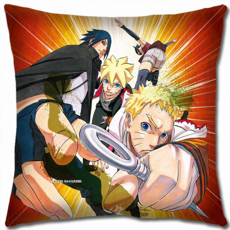 Naruto Double-sided full color Pillow Cushion 45X45CM H7-282 NO FILLING