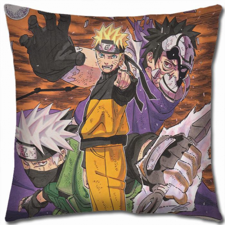 Naruto Double-sided full color Pillow Cushion 45X45CM H7-292 NO FILLING