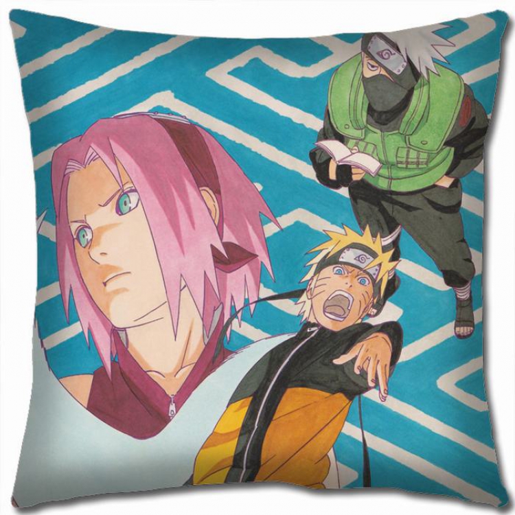 Naruto Double-sided full color Pillow Cushion 45X45CM H7-291 NO FILLING