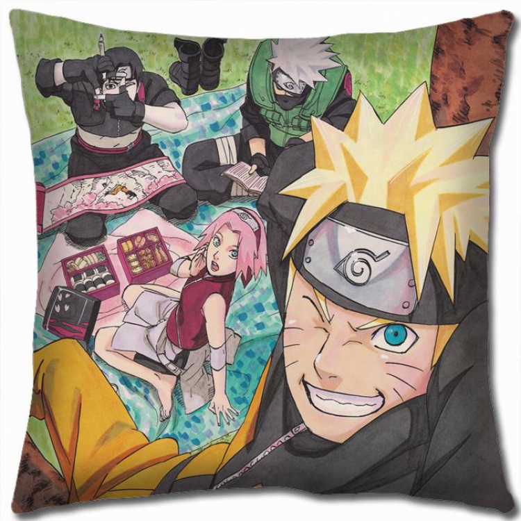 Naruto Double-sided full color Pillow Cushion 45X45CM H7-290 NO FILLING