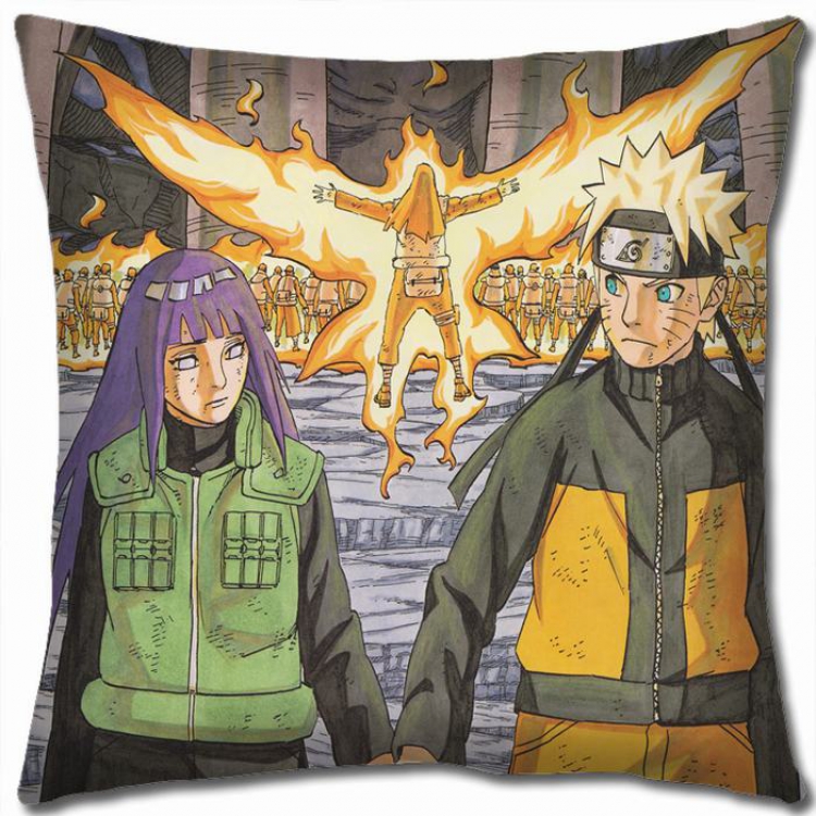 Naruto Double-sided full color Pillow Cushion 45X45CM H7-296 NO FILLING