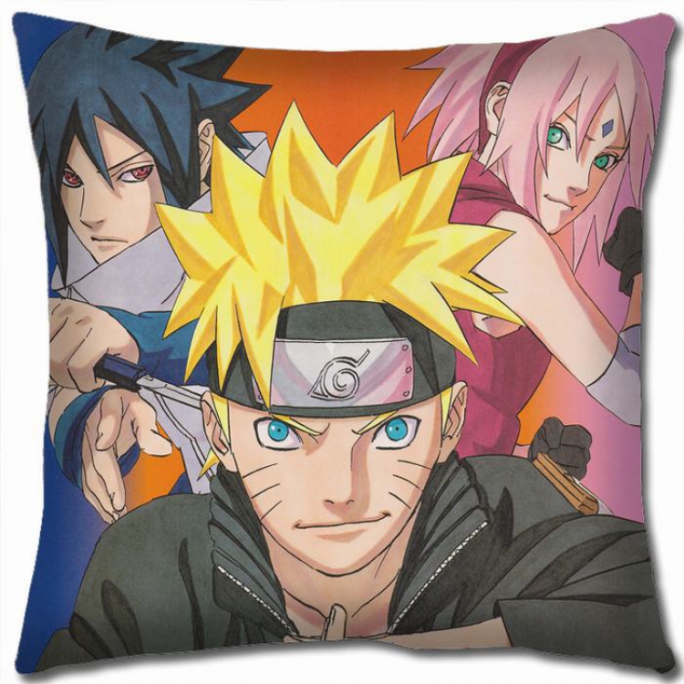 Naruto Double-sided full color Pillow Cushion 45X45CM H7-298 NO FILLING