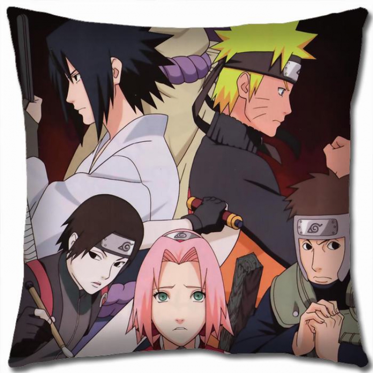Naruto Double-sided full color Pillow Cushion 45X45CM H7-302 NO FILLING