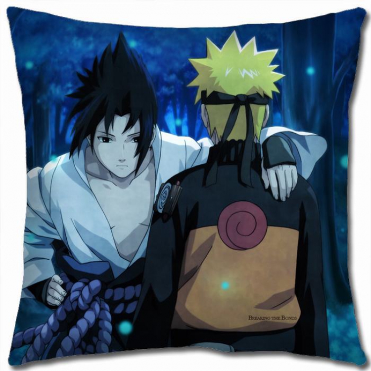 Naruto Double-sided full color Pillow Cushion 45X45CM H7-321 NO FILLING
