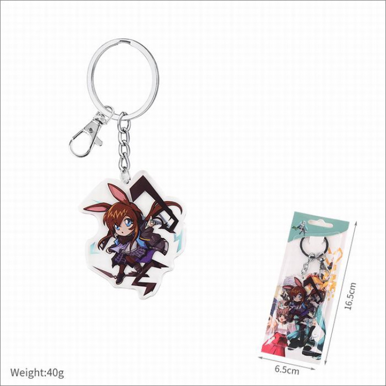 Arknights Double-sided soft keychain pendant price for 5 pcs