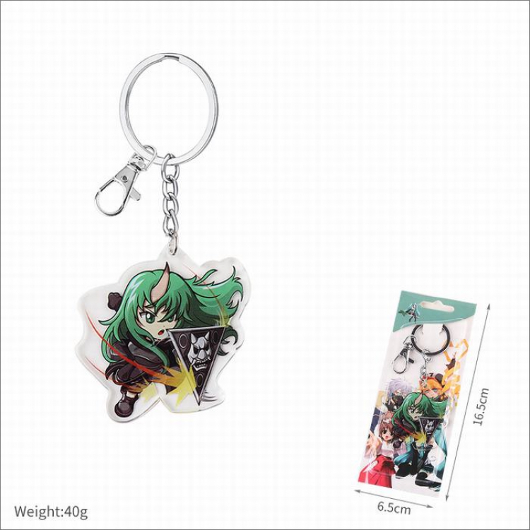 Arknights-2 Double-sided soft keychain pendant price for 5 pcs