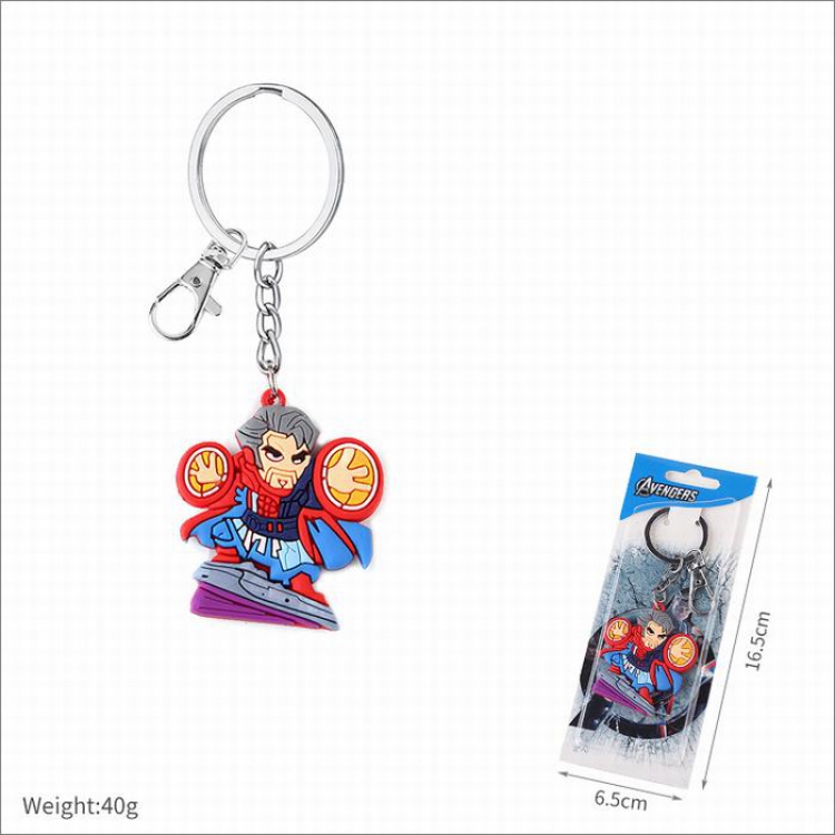The avengers allianc  Doctor Strange Double-sided soft keychain pendant price for 5 pcs