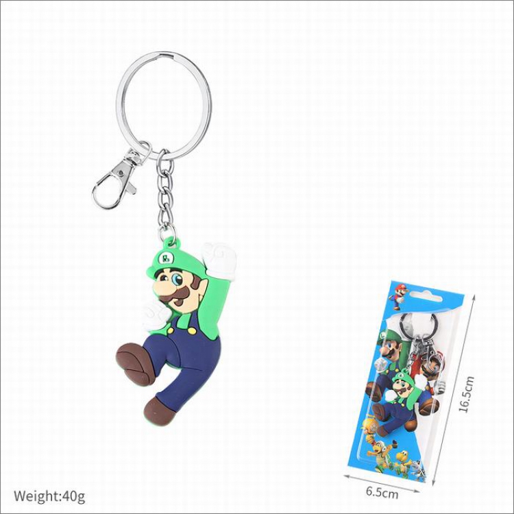 Super Mario Bros Louis Double-sided soft keychain pendant price for 5 pcs