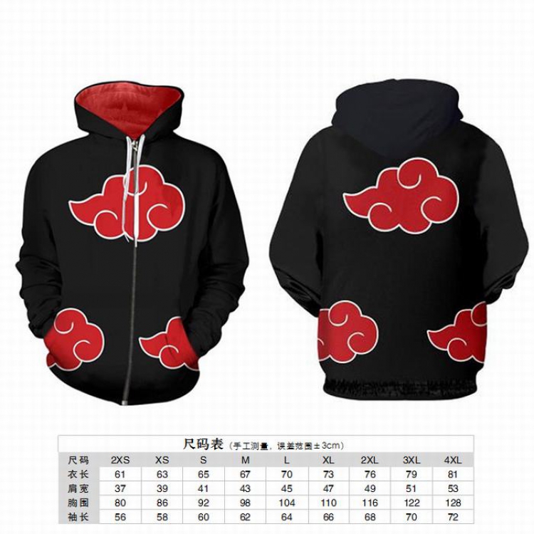Naruto Uchiha Itachi  Hoodie zipper sweater coat 2XS XS S M L XL 2XL 3XL 4XL price for 2 pcs preorder 3 days