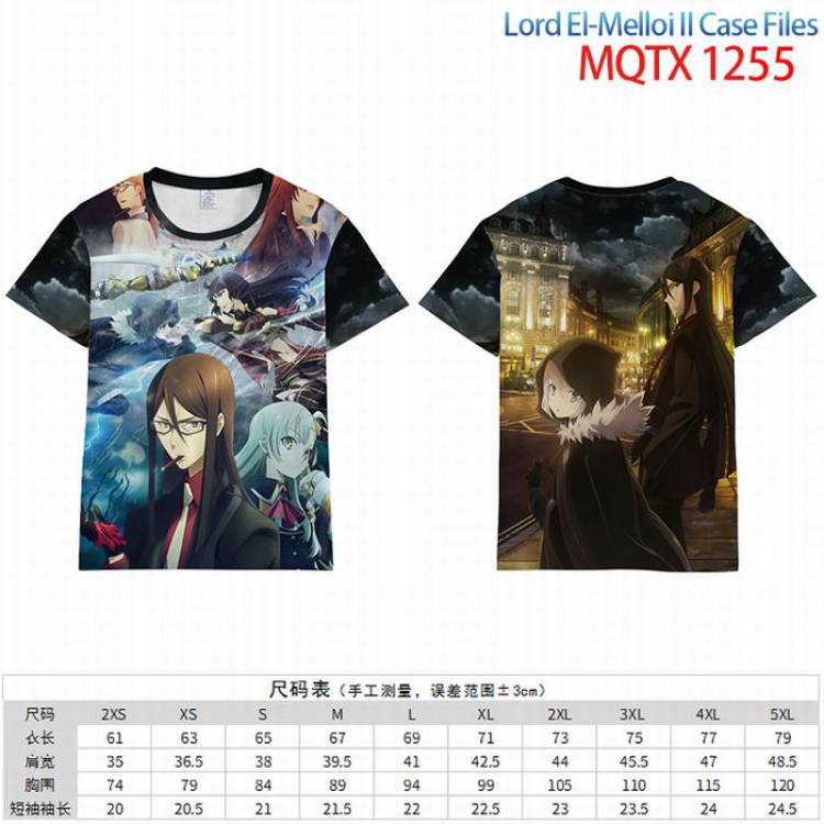 Lord EI-Melloill Case Files Grace note Full color short sleeve t-shirt 10 sizes from 2XS to 5XL MQTX-1255