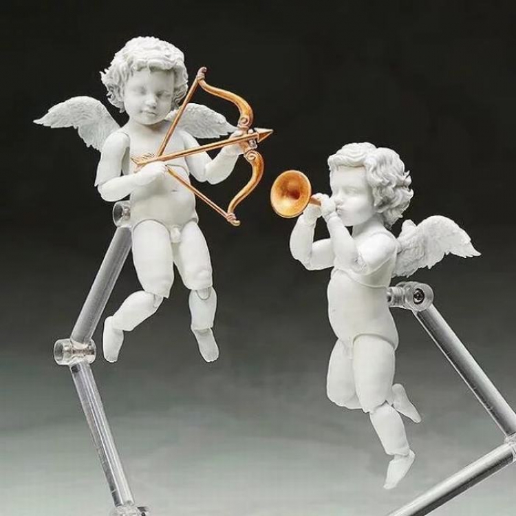 Figma SP-076  Desktop art gallery Angel statue Cupid Boxed Figure Decoration Model 10CM 0.23KG 15X7.5X22CM