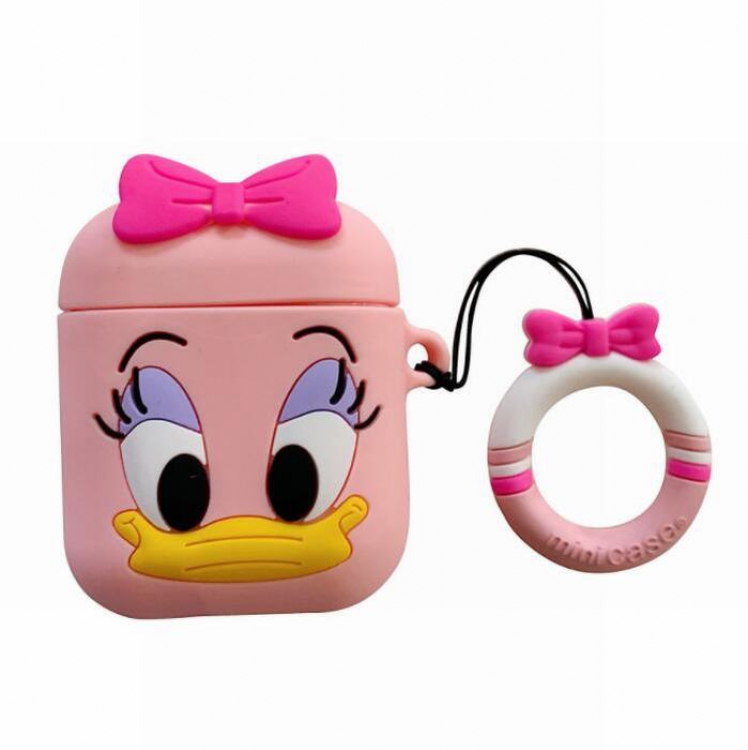 Daisy Duck Anime Rubber ring buckle airpods Apple Wireless Headset PP Bagged price for 2 pcs