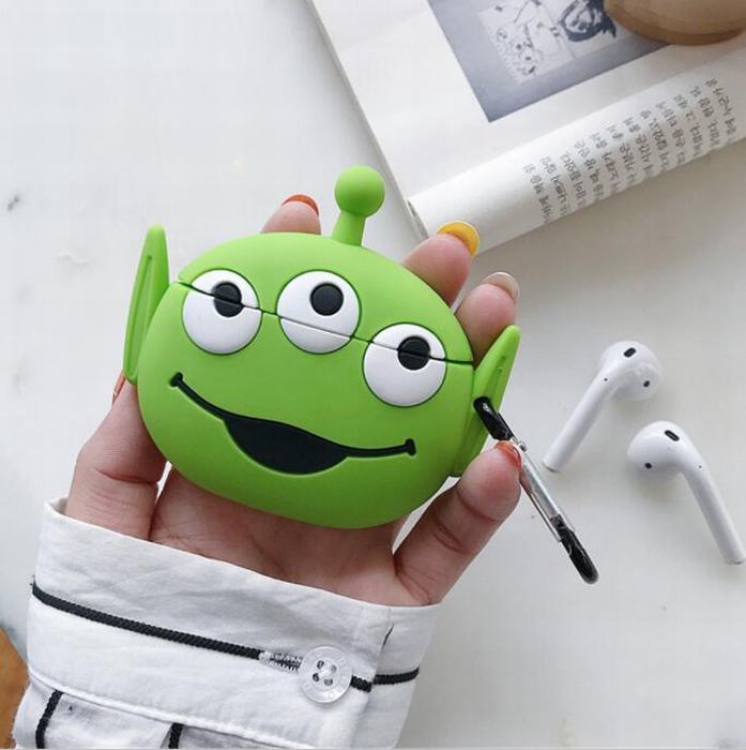 Disney Alien Anime cartoon around Stereo card Deduction airpods Apple Wireless Headset PP Bagged price for 2 pcs