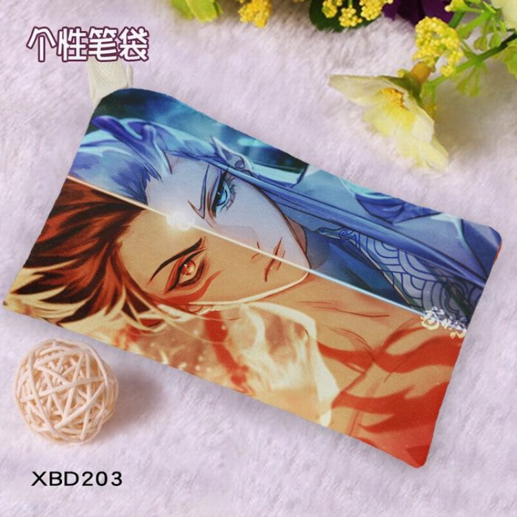 Nezha Anime Oxford cloth pencil case Pencil Bag 12X23CM price for 5 pcs XBD-203