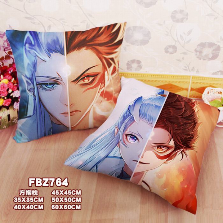 FBZ764-NeZha Square universal double-sided full color pillow cushion 45X45CM
