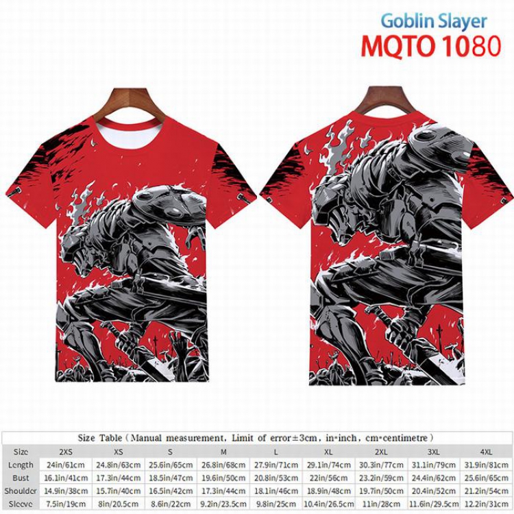 Goblin Slayer full color short sleeve t-shirt 9 sizes from 2XS to 4XL MQTO-1080