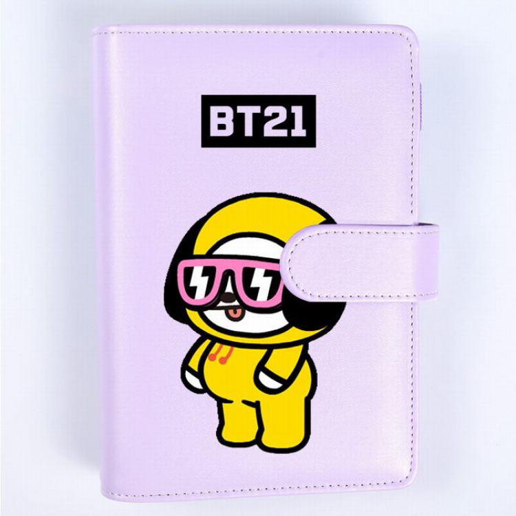 BTS Puppy Purple Candy color notepad notebook 19X13.2CM 326G