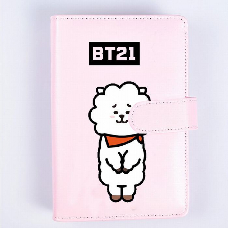 BTS Lamb Pink Candy color notepad notebook 19X13.2CM 326G