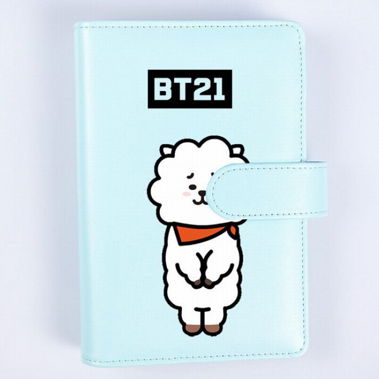 BTS Lamb Blue Candy color notepad notebook 19X13.2CM 326G