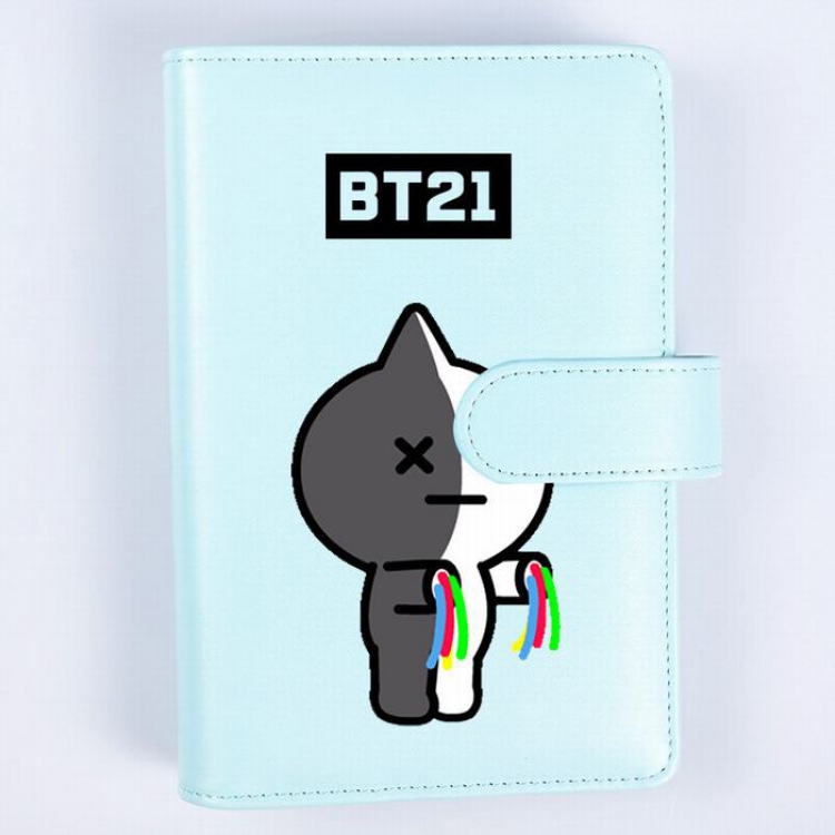 BTS Robot Blue Candy color notepad notebook 19X13.2CM 326G