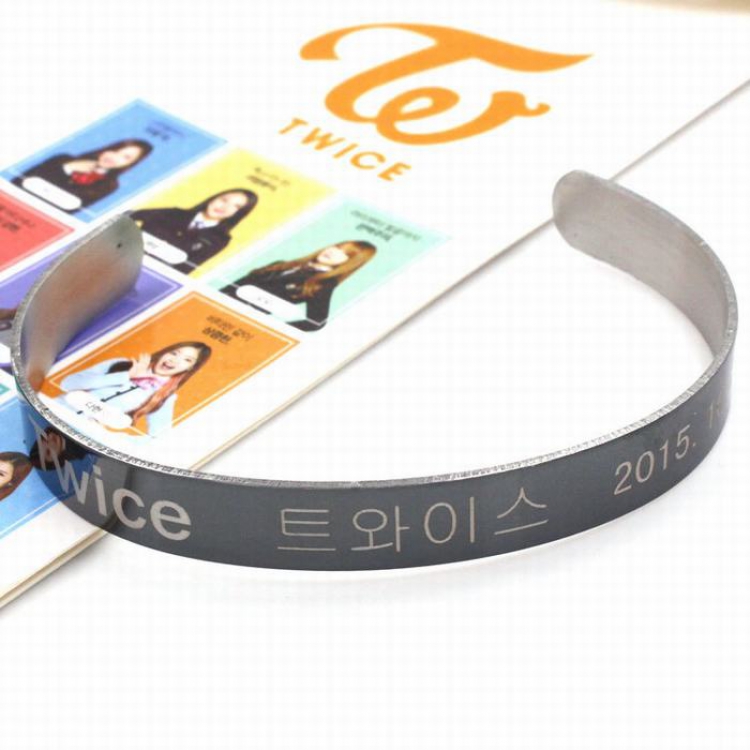 TWICE Korean stars Bracelet jewelry adjustable price for 5 pcs 4.5X5CM 13G