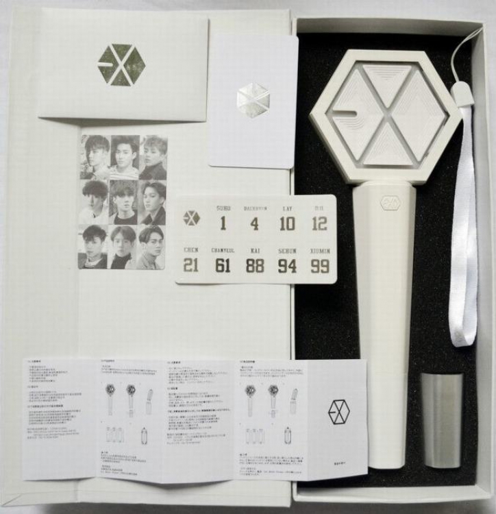 EXO Around the Korean star Light stick Lamp Boxed preorder 3 days price for 2 pcs
