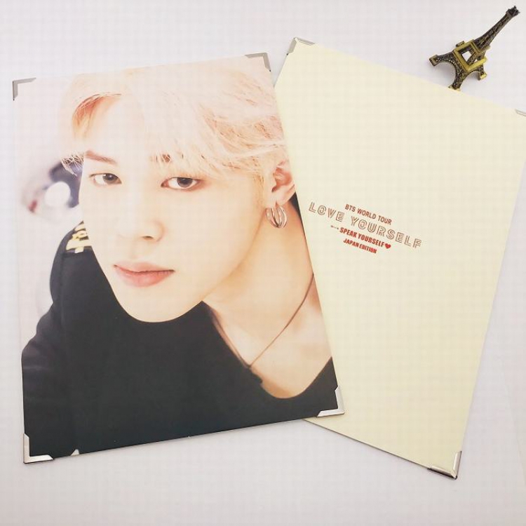 BTS JIMIN The same frame photo concert photo frame individual package 24X34CM 225G price for 2 pcs