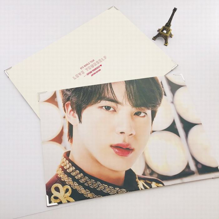 BTS JIN The same frame photo concert photo frame individual package 24X34CM 225G price for 2 pcs