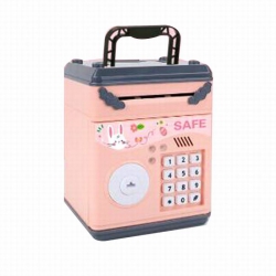 Cartoon Savings-Box Pink ATM p...