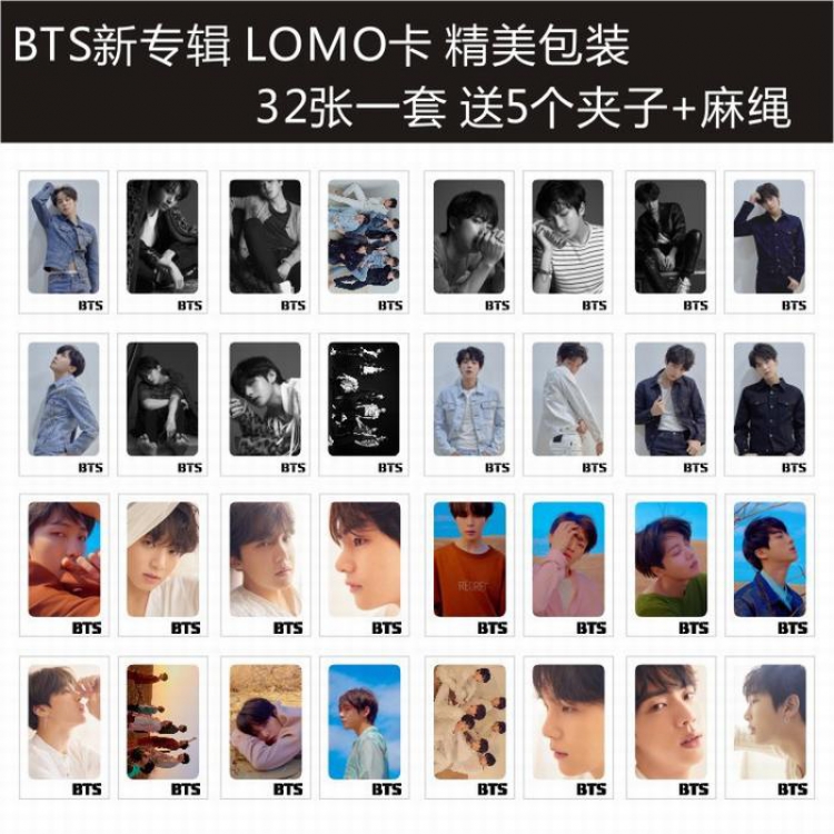 BTS Lemo Card photo card postcard Frosted transparent box 48G 6X9CM price for 5 boxes
