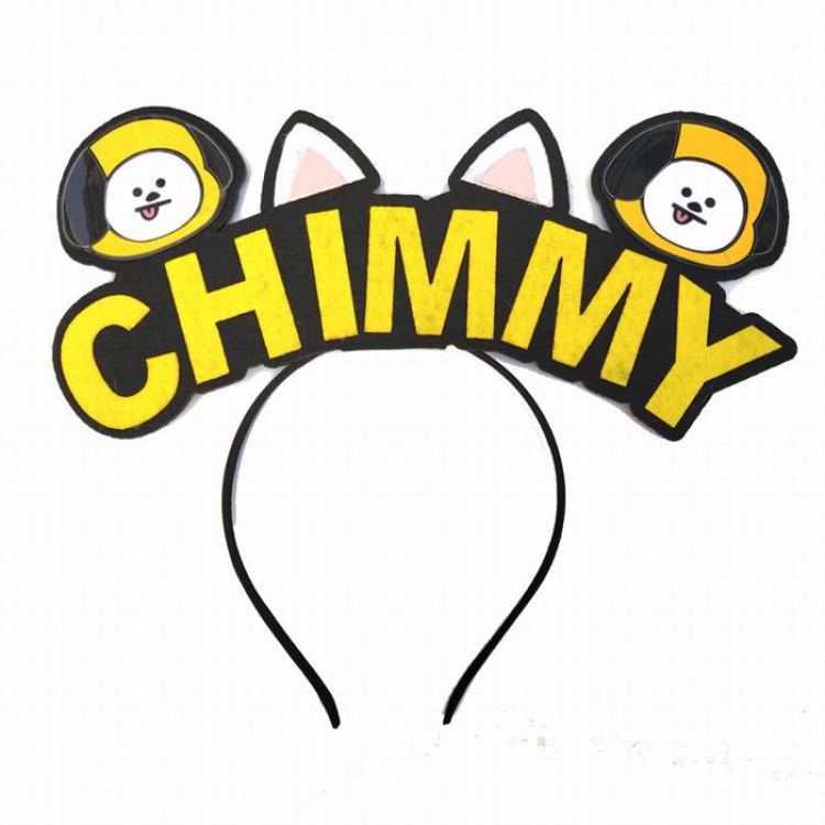 BTS Around the Korean star CHIMMY Headband Personalized text decorations price for 2 pcs