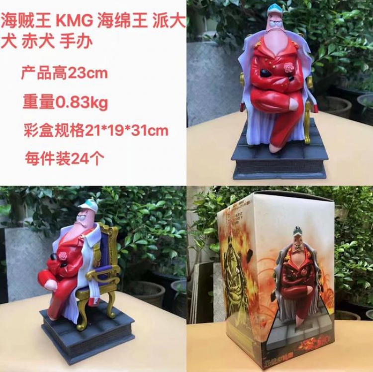 One Piece KMG Sakazuki Boxed Figure Decoration Model 23CM 0.83KG 21X19X31CM