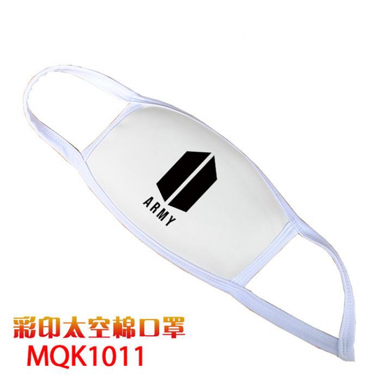 BTS ARMY Color printing Space cotton Mask price for 5 pcs MQK1011