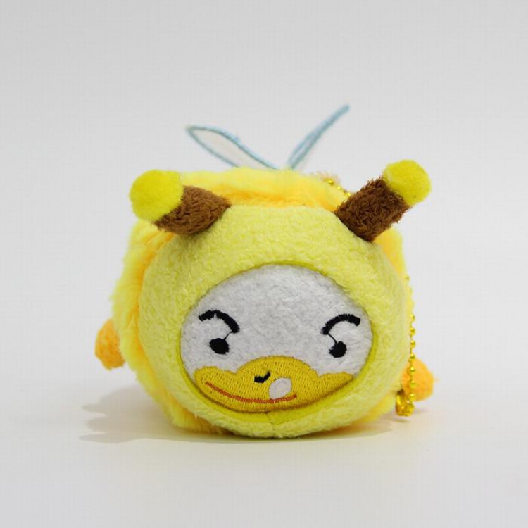 Little bee kakao friends White face Toy doll plush pendant 10X8CM 0.03KG  price for 10 pcs