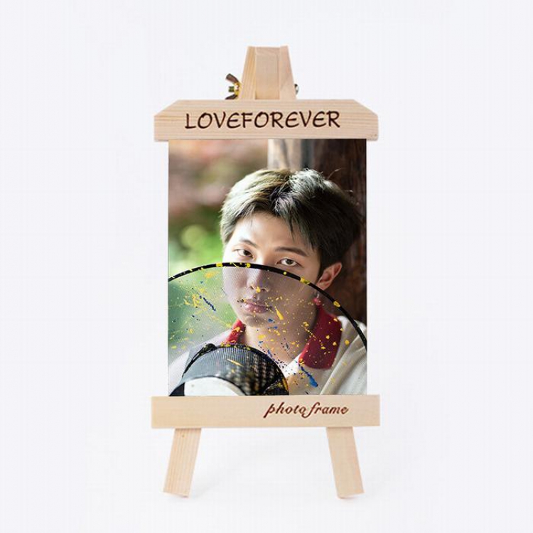BTS Kim Nam Jun Photo frame easel wooden photo frame 6 inches price for 5 pcs