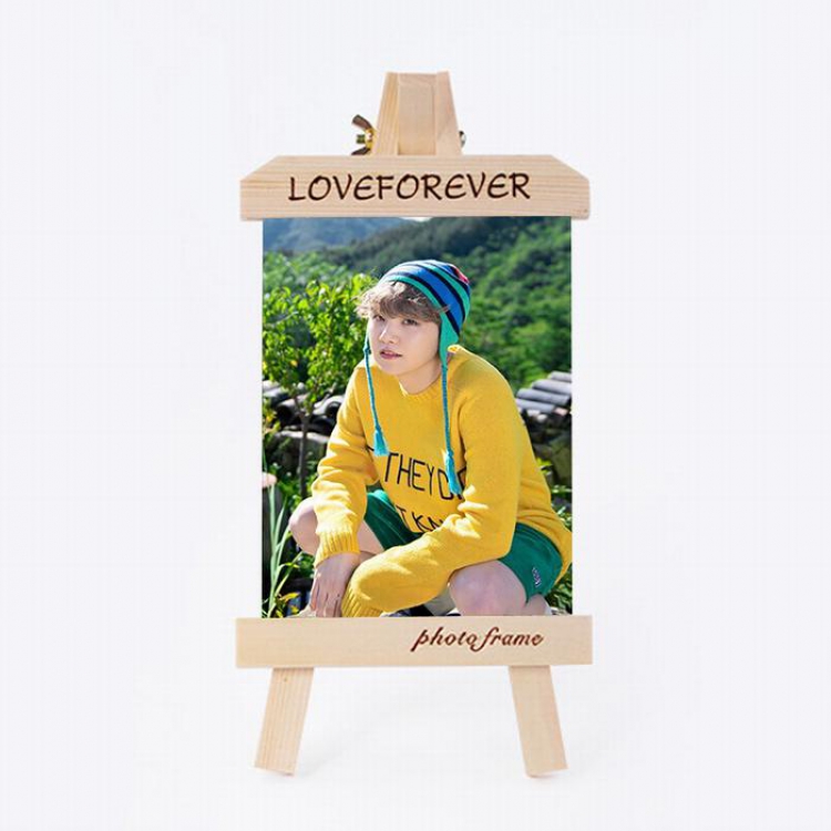 BTS SUGA Photo frame easel wooden photo frame 6 inches price for 5 pcs