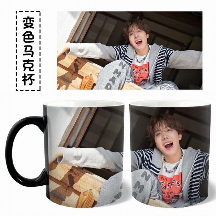 BTS J-hope Black Water mug color changing cup