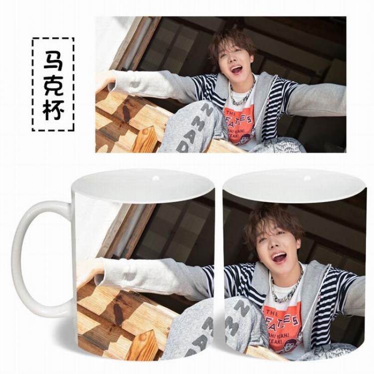 BTS J-hope White Water mug color changing cup