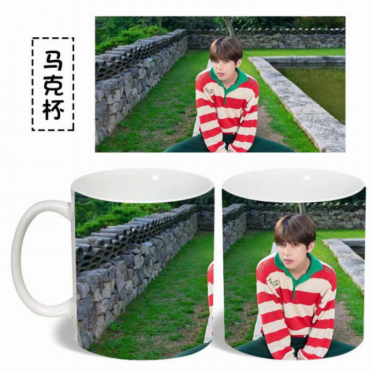 BTS V White Water mug color changing cup price for 5 pcs