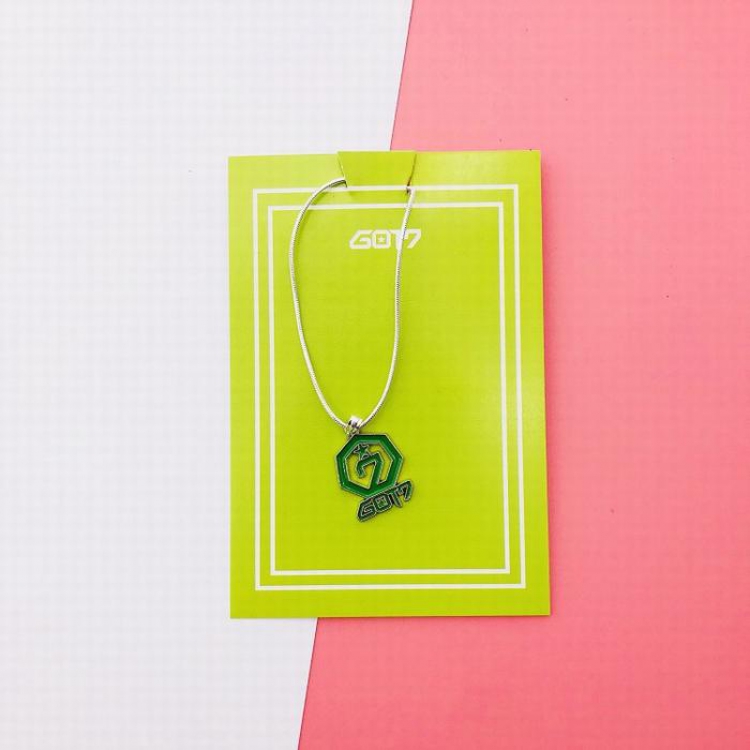 GOT7 Korean star Necklace pendant 7.5X11CM 20G  price for 5 pcs
